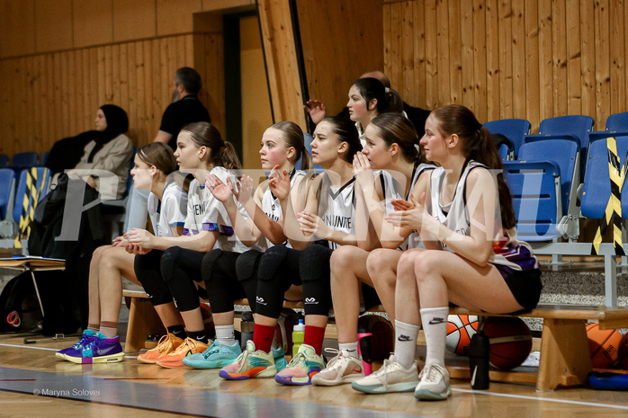 16.02.2025 Österreichischer Basketballverband 2024/25, SLWU16 Vienna United vs Basket Duchess