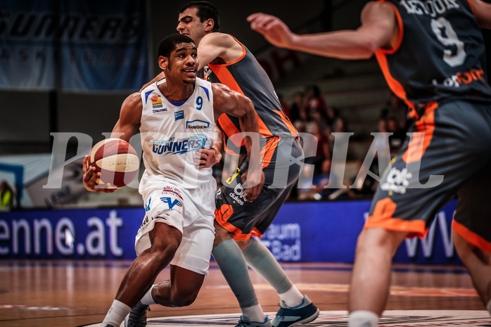 Basketball, ABL 2017/18, Grunddurchgang 35.Runde, Oberwart Gunners, Klosterneuburg Dukes, Gregg Denzel (9)