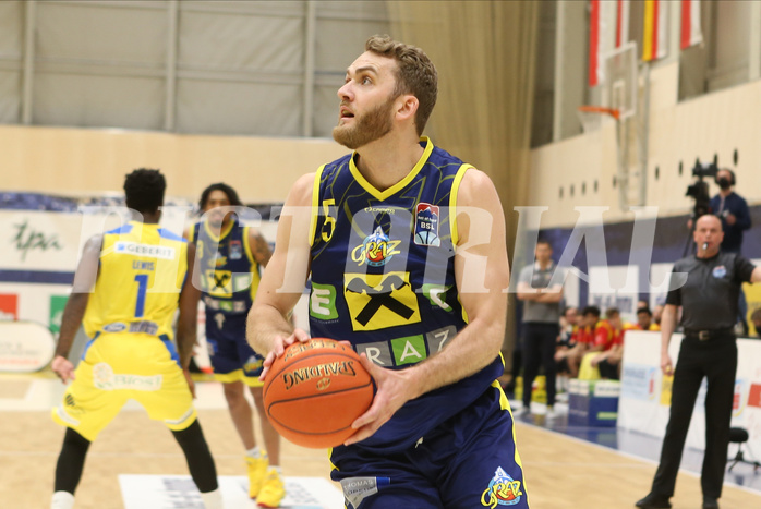 Basketball Superliga 2021/22, 7.Plazierungsrunde SKN St.Pölten vs. UBSC Graz