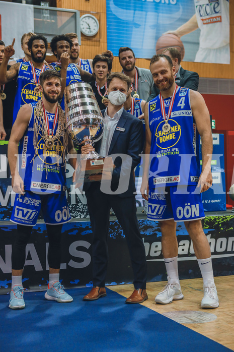 Basketball Basketball Superliga 2020/21, Finale Spiel 4 Kapfenberg Bulls vs. Gmunden Swans
