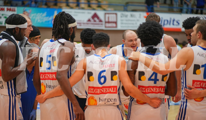 Basketball Superliga 2024/25, Playoffs, Viertelfinale Spiel 1 Oberwart Gunners vs. Kapfenberg Bulls