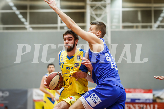 Basketball, Admiral Basketball Superliga 2019/20, Grunddurchgang 15.Runde, SKN St. Pölten Basketball, Oberwart Gunners, Jakob Wonisch (17)