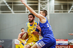 Basketball, Admiral Basketball Superliga 2019/20, Grunddurchgang 15.Runde, SKN St. Pölten Basketball, Oberwart Gunners, Jakob Wonisch (17)