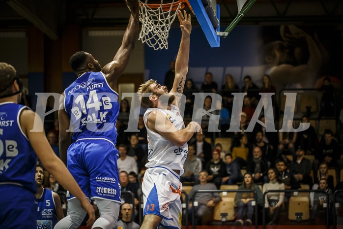 Basketball, ABL 2018/19, Grunddurchgang 16.Runde, Kapfenberg Bulls, Oberwart Gunners, Darien Nelson-Henry (13)