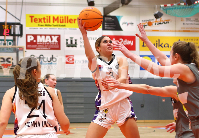 Basketball Damen Supercup 2024/25, 3.Runde Vienna United vs. BK Duchess Klosterneuburg



