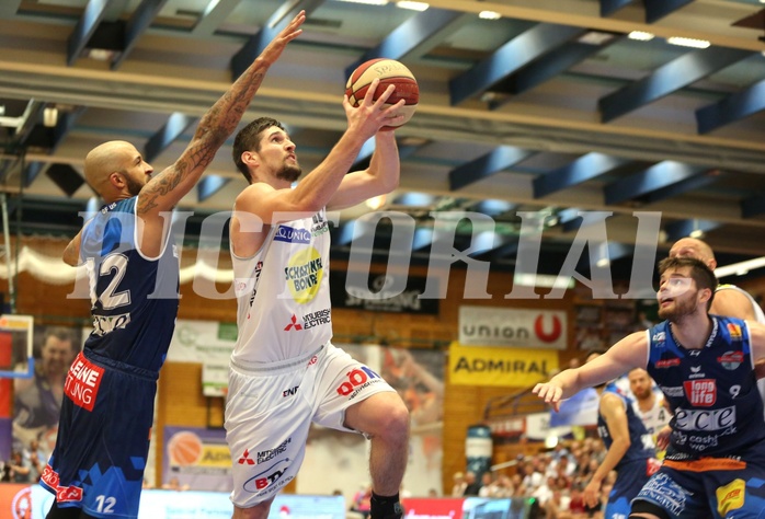 Basketball ABL 2017/18, Playoff Finale Spiel 4 Gmunden Swans vs. Kapfenberg Bulls 


