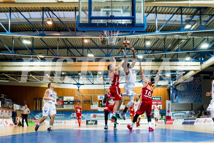 Basketball ABL 2015/16 Grunddurchgang 26.Runde Oberwart Gunners vs. BC Vienna