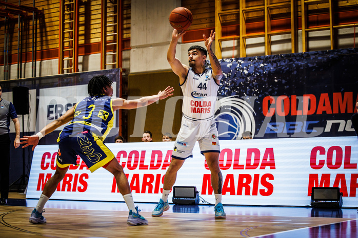 Basketball, win2day Basketball Superliga 2022/23, 4. Qualifikationsrunde, BBC Nord Dragonz, UBSC Graz, Fabio Söhnel (44) Basketball, win2day Basketball Superliga 2022/23, 4. Qualifikationsrunde, BBC Nord Dragonz, UBSC Graz, Fabio Söhnel (44)