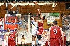 Basketball ABL 2017/18, Playoff VF Spiel 1 Gmunden Swans vs. Traiskirchen Lions