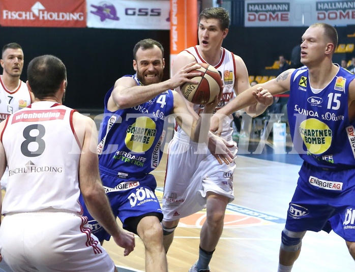 Basketball ABL 2016/17, Grunddurchgang 31.Runde BC Vienna vs. Gmunden Swans


