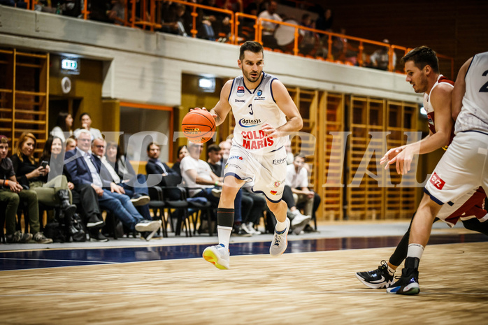 Basketball, win2day Basketball Superliga 2022/23, Grunddurchgang 3. Runde, BBC Nord Dragonz, Traiskirchen Lions, Petar Cosic (3)