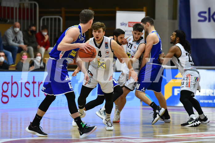 Basketball Superliga 2021/22, Grunddurchgang. 10.Runde Flyers Wels vs. Swans Gmunden Basketball Superliga 2021/22, Grunddurchgang. 10.Runde Flyers Wels vs. Swans Gmunden