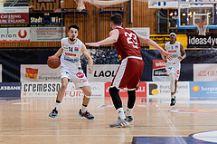 Basketball, Basketball Superliga 2022/23, Grunddurchgang Runde 20 , Oberwart Gunners, Flyers Wels, Derek Hanes (14), Emilio Banic (23), Rob Howard (5)