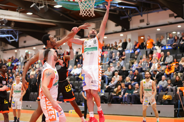 Basketball Superliga 2023/24, Grunddurchgang 13.Runde Klosterneuburg Dukes vs. Oberwart Gunners