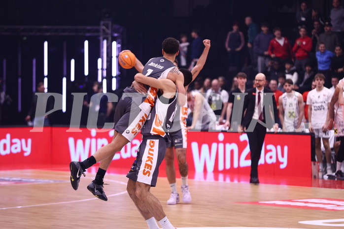 19.01.2025, Graz, Raiffeisen Sportpark, Basketball Austria Cup 2025, Final Four, Finale, Flyer Wels vs. Klosterneuburg Dukes, 19.01.2025, Graz, Raiffeisen Sportpark, Basketball Austria Cup 2025, Final Four, Finale, Flyer Wels vs. Klosterneuburg Dukes,