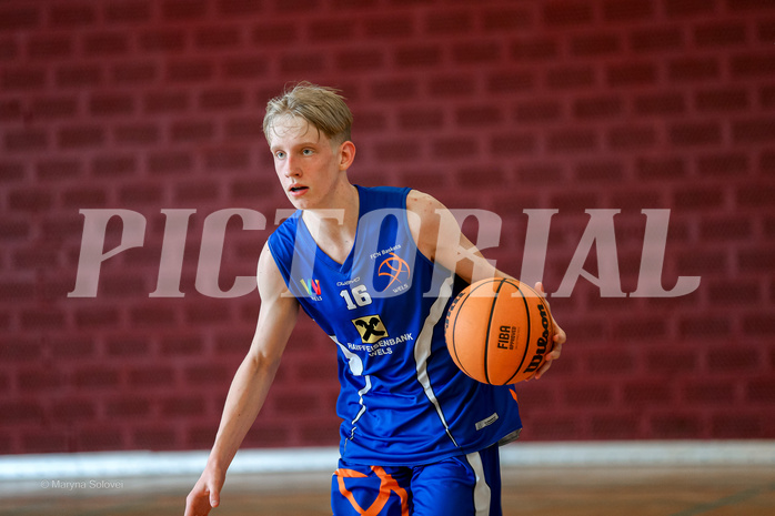 31.03.2025 Österreichischer Basketballverband 2024/25, SLMU14 Basket Flames WAT vs. FSN Baskets Wels