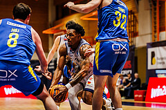 Basketball, win2day Basketball Superliga 2024/25, Grunddurchgang Runde 5, BBC Nord Dragonz, SKN St. Pölten, Rayshawn Mart (3)