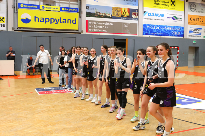 Superliga 2022/23, WU19 Finale, Siegerehrung Basketduchess Klosterneuburg vs. Vienna United


