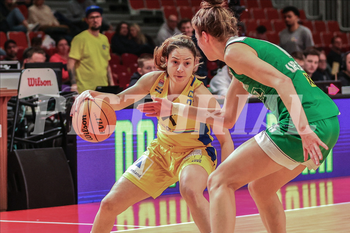 Basketball Damen Superliga 2023/24, Grunddurchgang 12.Runde SKN St. Pölten vs. UBI Graz