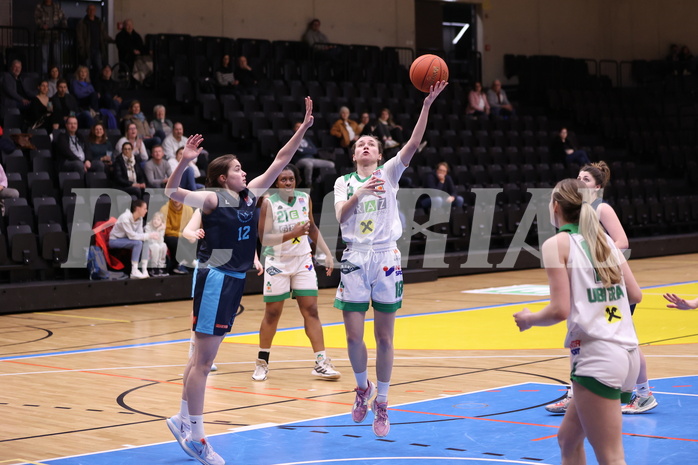 25.02.2023, Graz, Raiffeisen Sportpark, Basketball Damen Superliga 2022/23, Grunddurchgang 14.Runde, UBI Holding Graz - Vienna Timberwolves,  