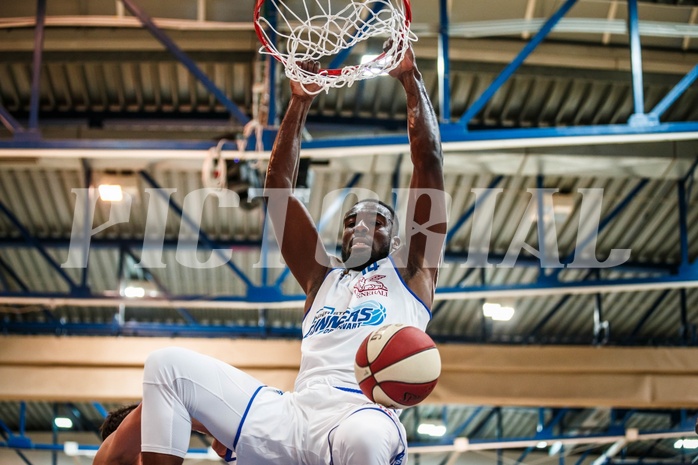 Basketball, ABL 2018/19, Grunddurchgang 1.Runde, Oberwart Gunners, BC Vienna, Chris Tawiah (14)