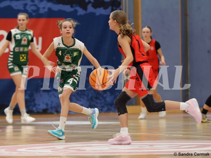 Basketball Superliga 2024/25, SLWU14 Traiskirchen Lionesses vs. UBI Graz


