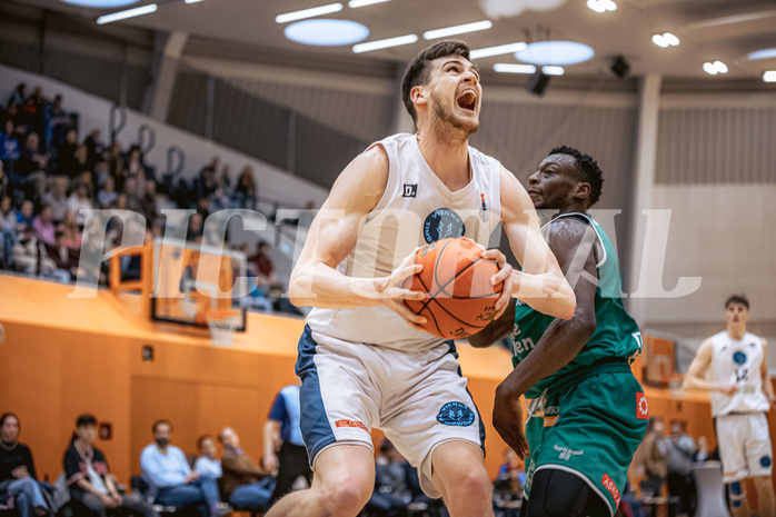 Basketball, Win2Day Superliga 2022/23, 9. Qualifikationsrunde, Vienna Timberwolves, Kapfenberg Bulls, Chris Vogt (33)