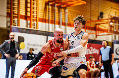 Basketball, win2day Basketball Superliga 2024/25, Grunddurchgang Runde 3, BBC Nord Dragonz, Flyers Wels, Christian Von Fintel (27)