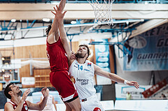 Basketball, Basketball Superliga 2023/24, Gunddurchgang 7. Runde, Oberwart Gunners, BC Vienna, Daniel Koeppel (14)