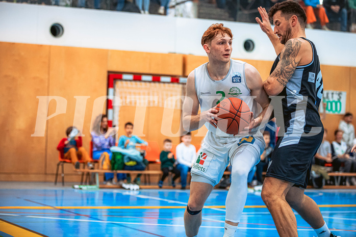 Basketball, Basketball Zweite Liga 2022/23 Playoff, Viertelfinale Spiel 2, Union Deutsch Wagram, Raiders Tirol, Luis Göd (2)