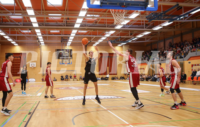 Basketball Zweite Liga 2023/24, Grunddurchgang 19.Runde Mistelbach Mustangs vs. Basket Flames