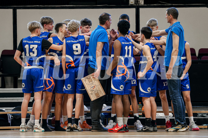 02.03.2025 Österreichischer Basketballverband 2024/25, SLMU16 Basket Flames WAT vs. FCN Baskets Wels