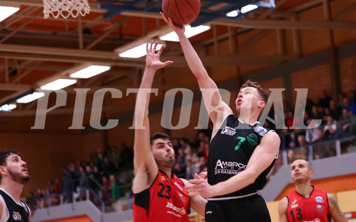 Basketball Zweite Liga 2022/23, Grunddurchgang 14.Runde Mistelbach Mustangs vs. Deutsch Wagram


