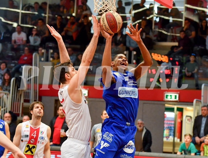 Basketball ABL 2017/18 Grunddurchgang 30. Runde Flyers Wels vs Oberwart Gunners