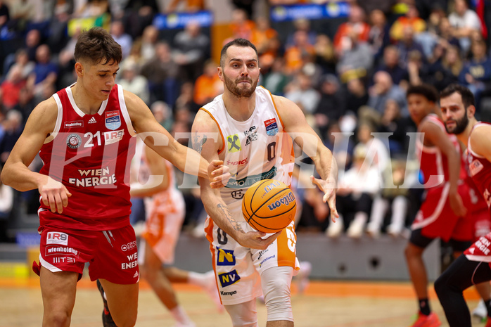 Basketball Superliga 2024/25, Grunddurchgang 15.Runde Klosterneuburg Dukes vs. BC Vienna