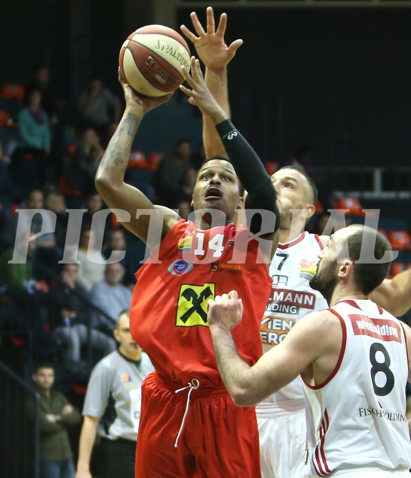 Basketball ABL 2016/17, Grunddurchgang 16.Runde BC Vienna vs. WBC wels


