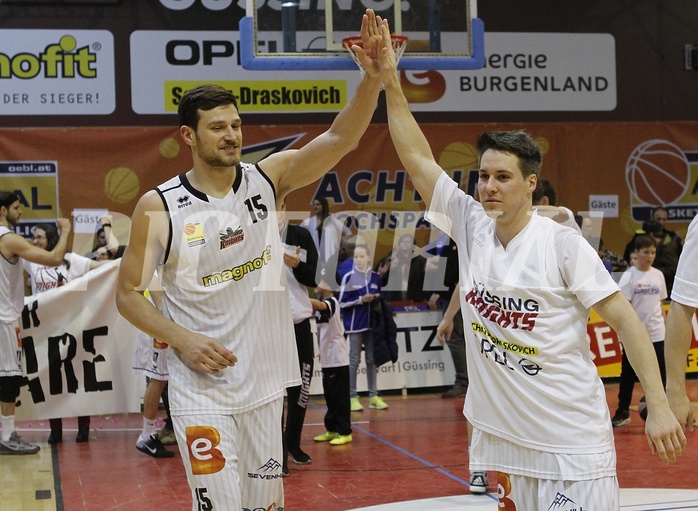 Basketball ABL 2015/16 Grunddurchgang 29.Runde  Güssing Knights vs Oberwart Gunners
