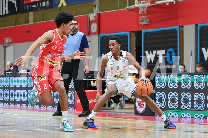 Basketball, Superliga 2024/25, Plazierungsrunde 1.Runde, Flyers Wels vs. Traiskirchen Lions,
