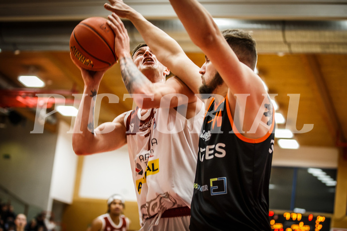 Basketball, win2day Basketball Superliga 2022/23, Grunddurchgang 14.Runde, Traiskirchen Lions, Fürstenfeld Panthers, 