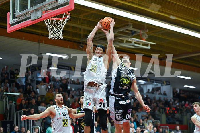 Basketball, Superliga 2023/24, Grunddurchgang 14. Runde, Flyers Wels vs. Gmunden,
