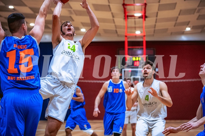 Basketball 2.Bundesliga 2021/22, Grunddurchgang 10.Runde Basket Flames vs. BBU Salzburg
