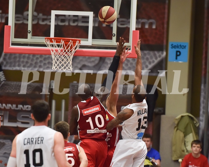 Basketball ABL 2015/16 Grunddurchgang 21.Runde WBC Wels vs BC Vienna