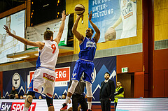 Basketball, Admiral Basketball Superliga 2019/20, Grunddurchgang 10.Runde, Kapfenberg Bulls, Oberwart Gunners, Orion Outerbridge (8)