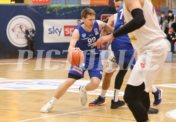 Basketball Superliaga 2021/22, Grunddurchgang 16.Runde Traiskirchen Lions vs. D.C. Timberwolves