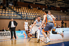 Basketball, bet-at-home Basketball Superliga 2020/21, Platzierungsrunde, 2. Runde, Oberwart Gunners, Klosterneuburg Dukes, Ignas Fiodorovas (5)