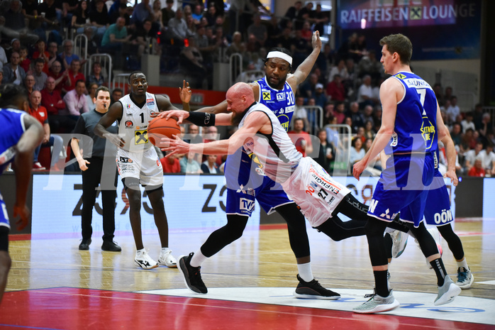 Basketball Superliga 2021/22, Viertelfinale Spiel 4, Flyers Wels vs Swans Gmunden
