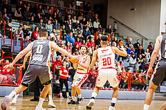 Basketball, win2day Basketball Superliga 2024/25, Grunddurchgang 12.Runde, Traiskirchen Lions, Klosterneuburg Dukes, Moritz Lanegger-Rest (8)