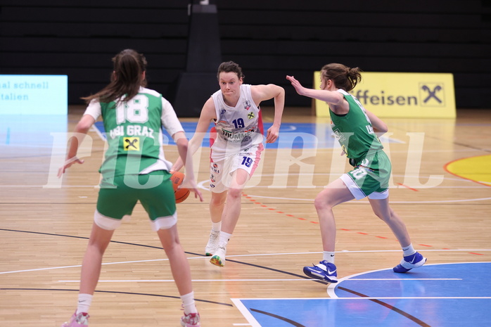 29.01.2023, Graz, Raiffeisen Sportpark, Basketball Damen Superliga 2022/23, Grunddurchgang 12.Runde, UBSC-DBBC Graz vs. UBI Graz,  