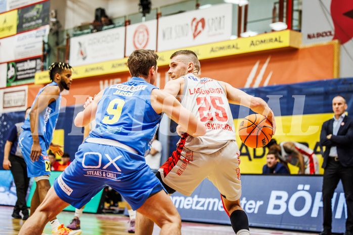 Basketball, Basketball Austria Cup 2023/24, Viertelfinale, Traiskirchen Lions, SKN St. Pölten, Edgars Lasenbergs (25)