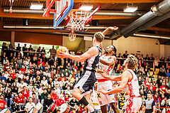 Basketball, win2day Basketball Superliga 2024/25, Grunddurchgang 9.Runde, Traiskirchen Lions, Gmunden Swans, Jakob Lohr (12)